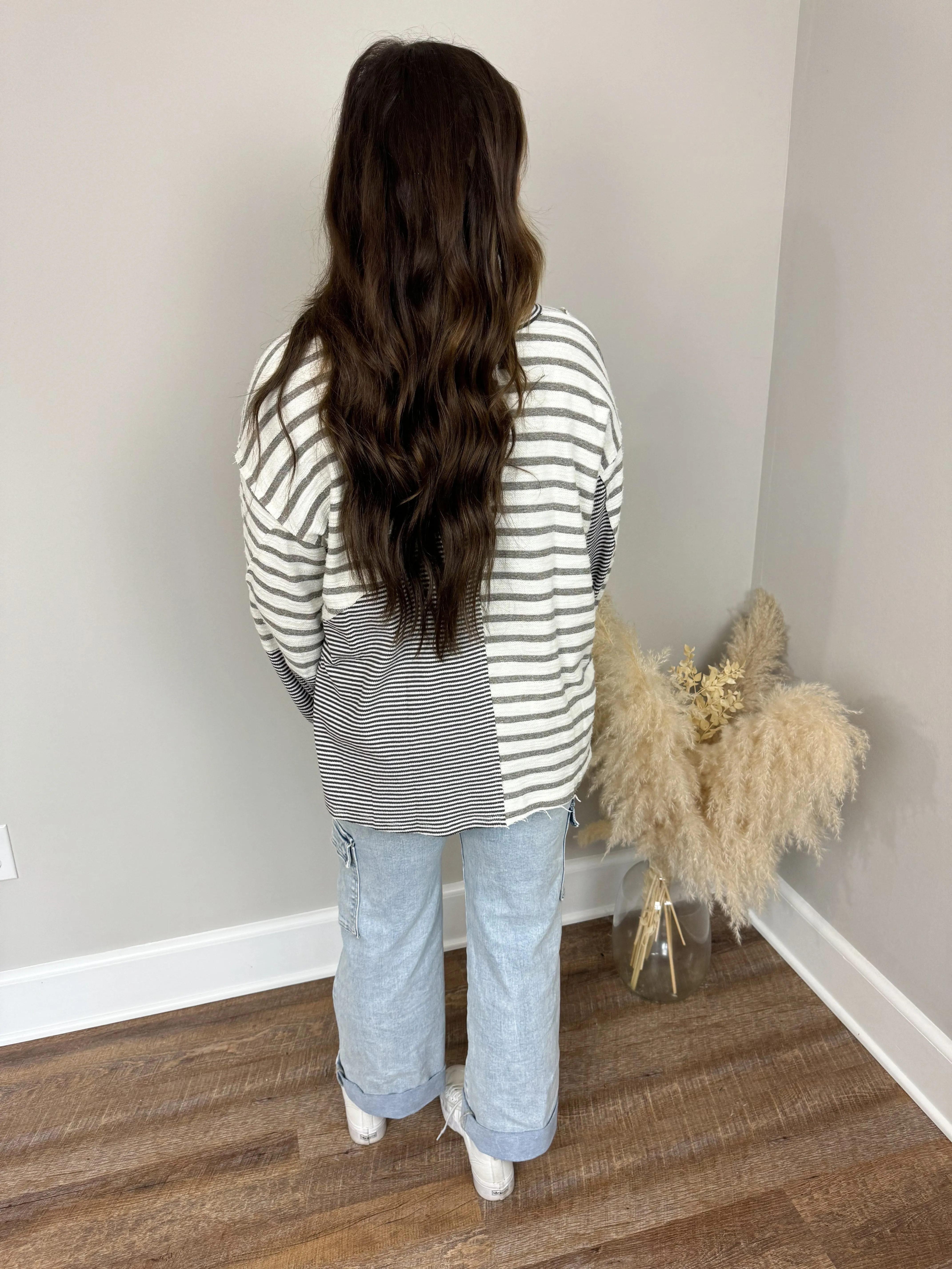All Night Striped Top FINAL SALE