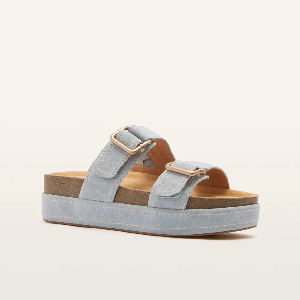Bennett Blue Suede