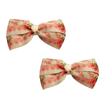 Cherish Hair Bow - Antique Rose