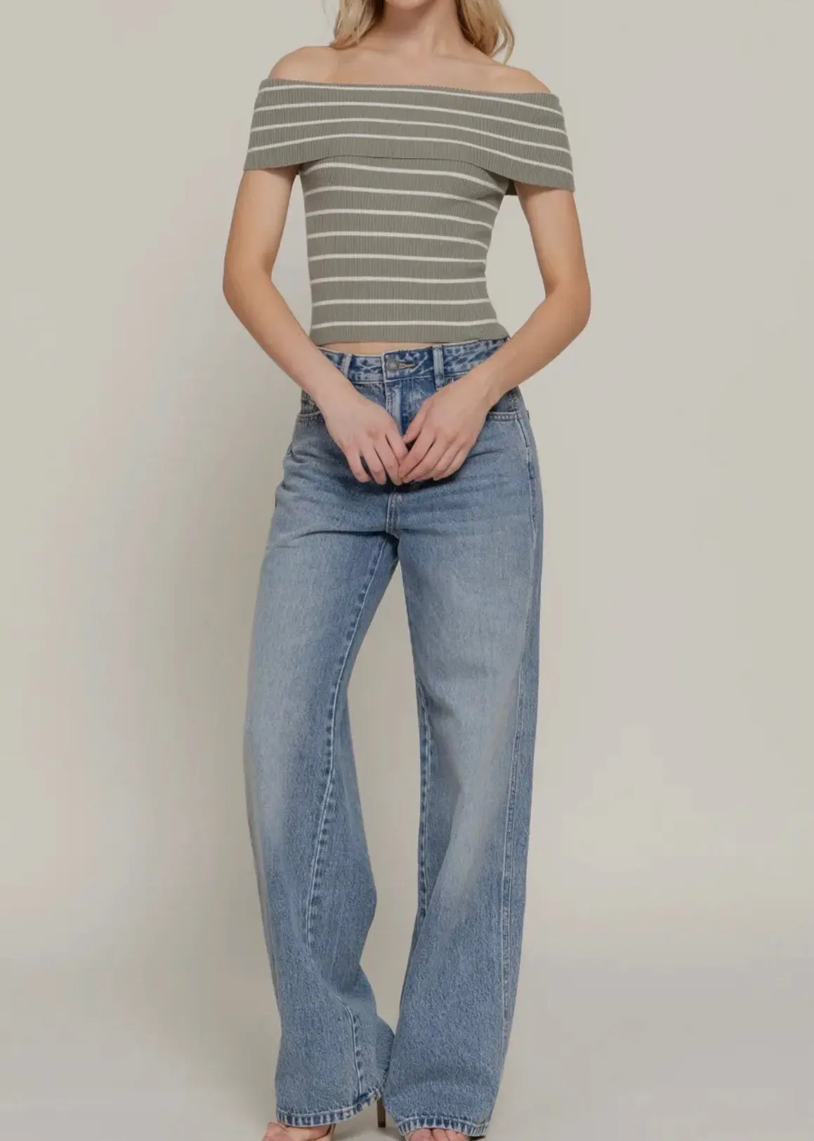 Colleen Off The Shoulder Sweater Top