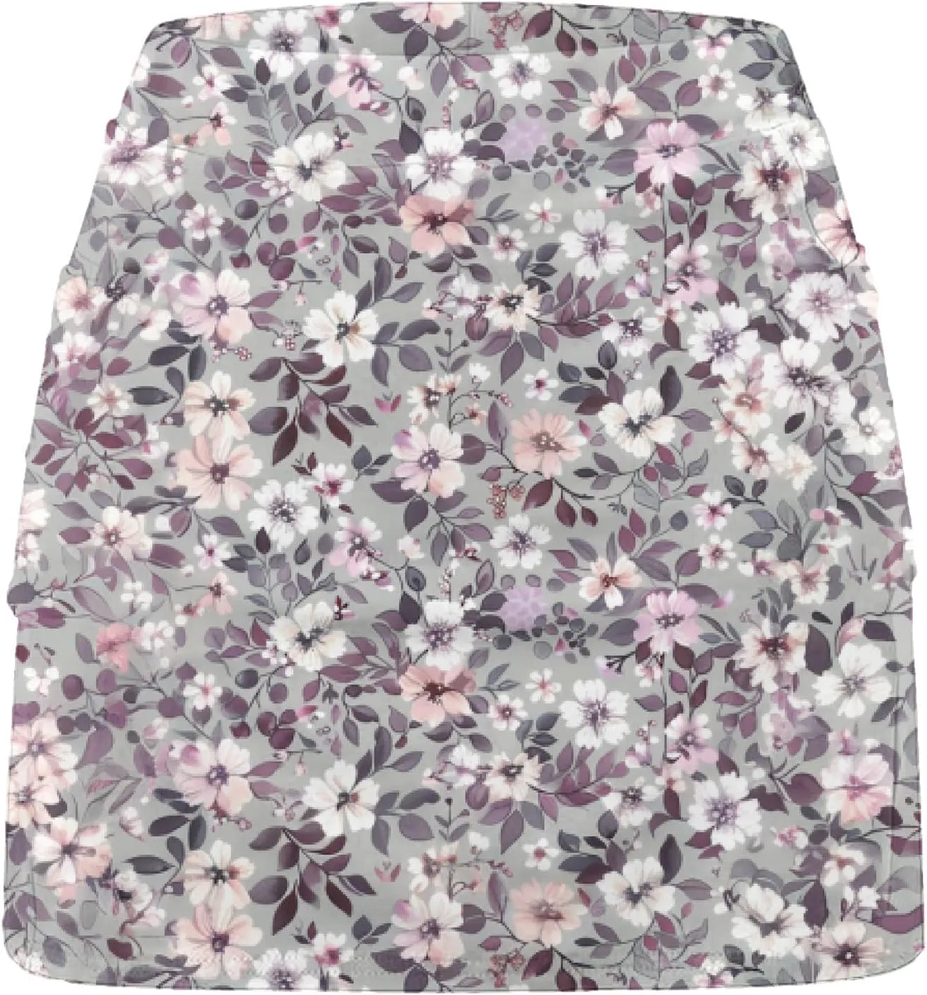 DDAPJ pyju Women Shorts Stretchy Yoga Skort Trendy Floral Print Athletic Skirts Plus Size Golf Athletic Workout Skort