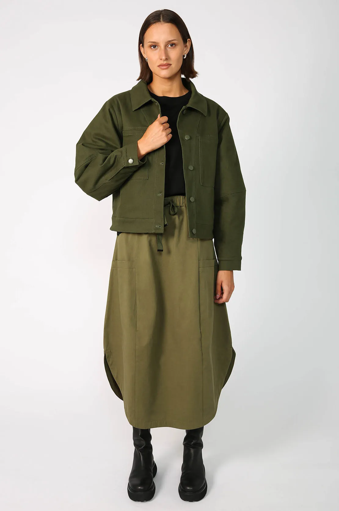 directed jacket / utility green