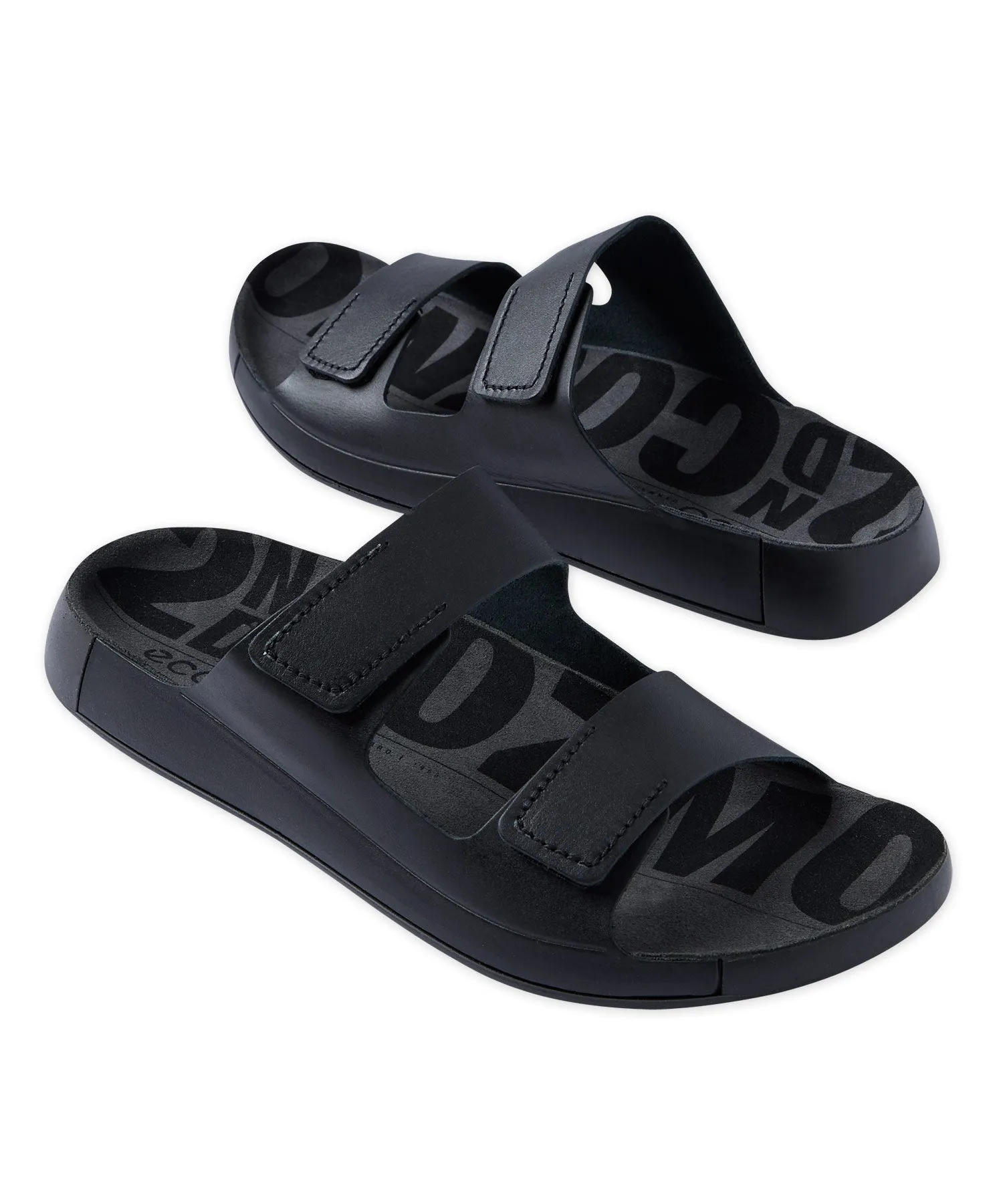 Ecco Two-Band Slide Sandal