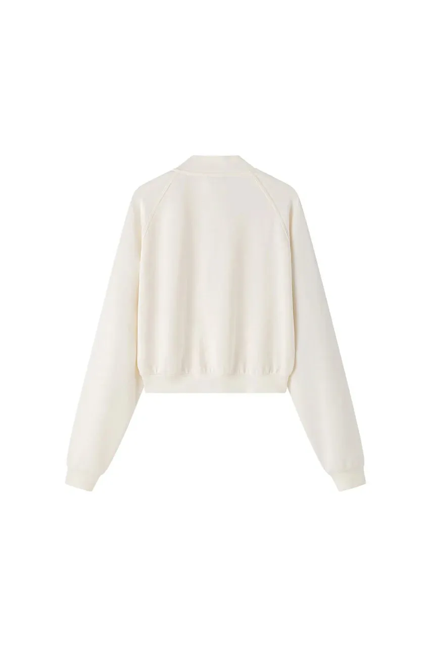 Eloa Jersey Sweater - White