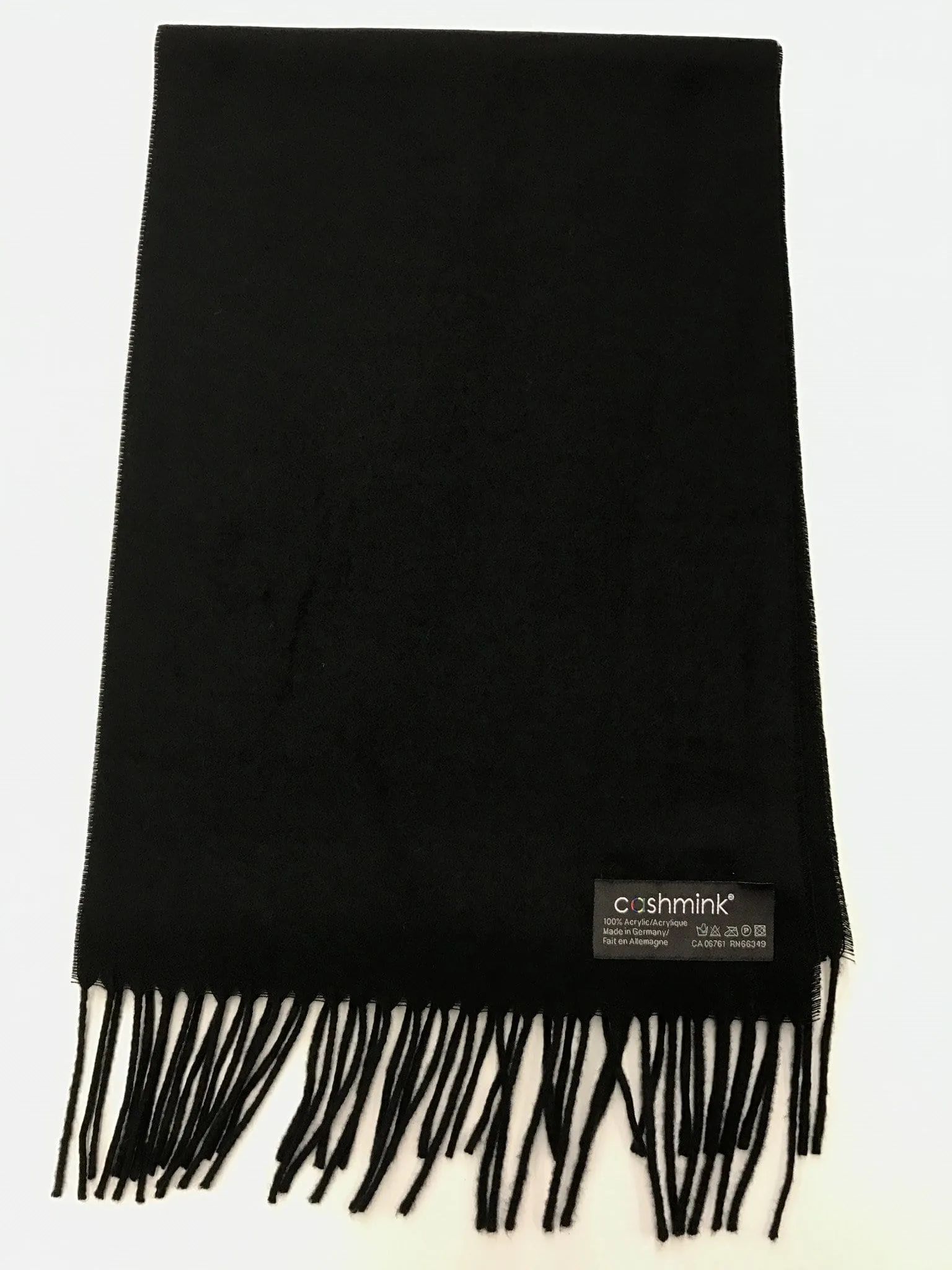 Fraas Cashmink Scarf Solid Black