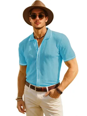 Full Front Button Cardigan Polo