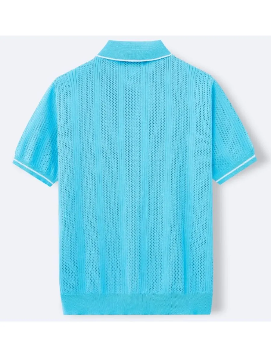 Full Front Button Cardigan Polo