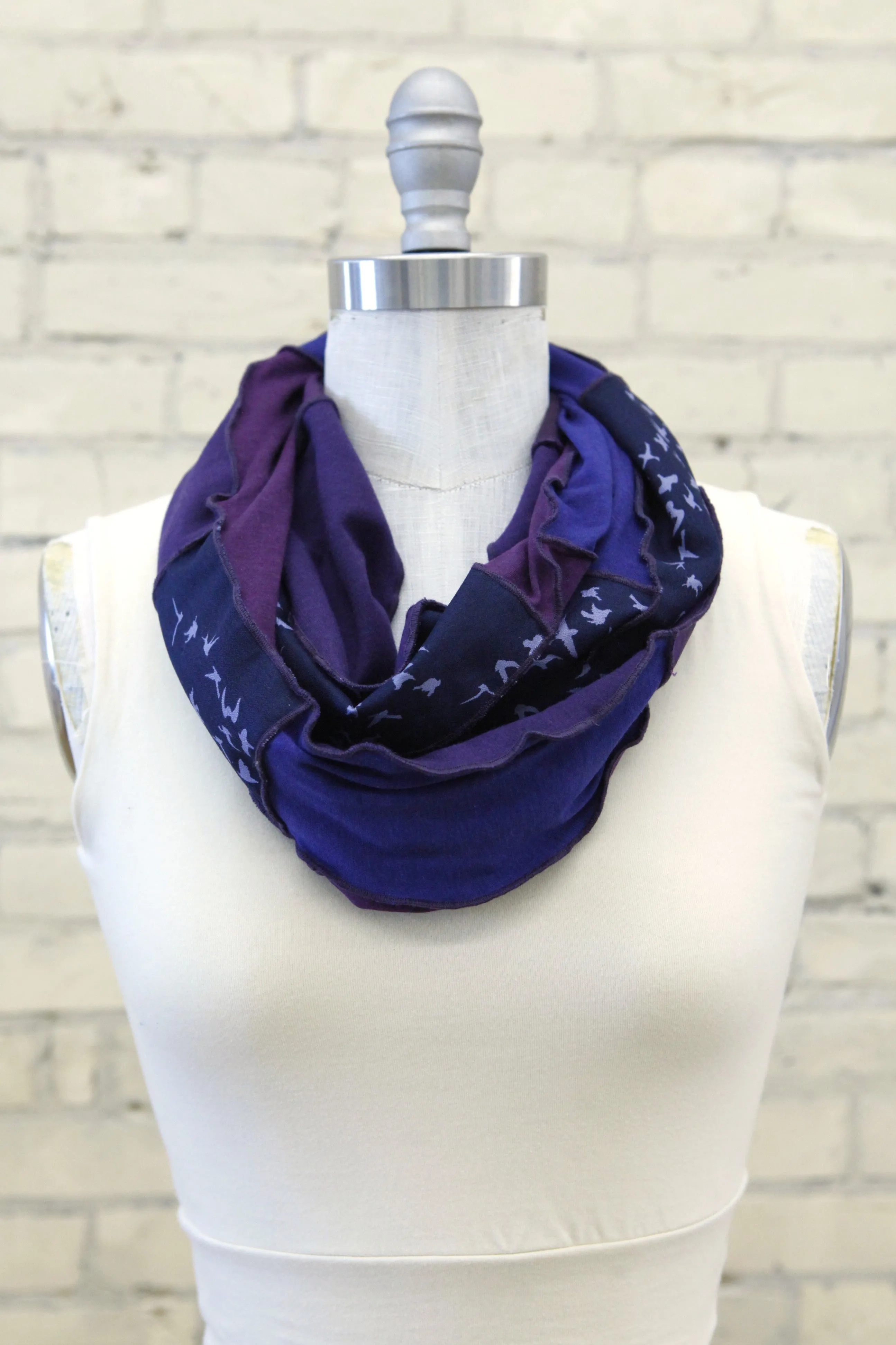 Indigo Bunting Infinity Scarf