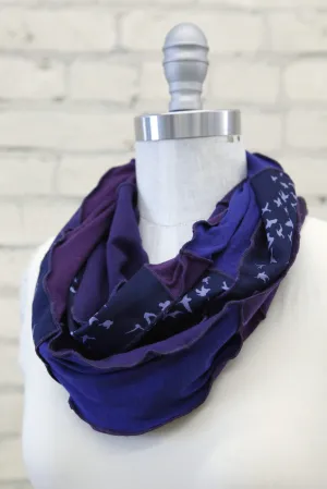 Indigo Bunting Infinity Scarf