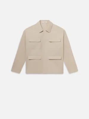 Light Multi Pocket Jacket -- Light Beige
