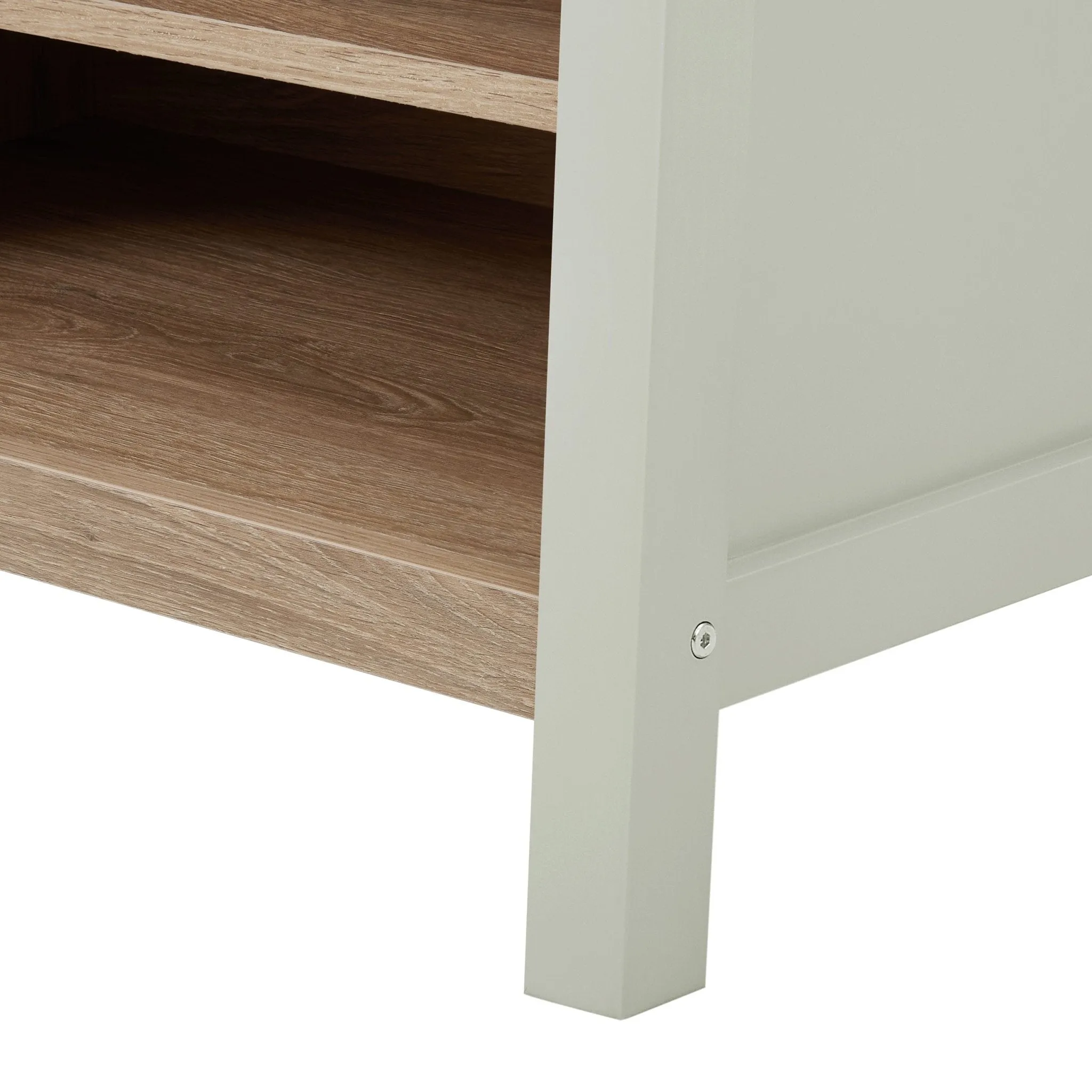 Nell Hallway Shelf with Hooks - Sage Green