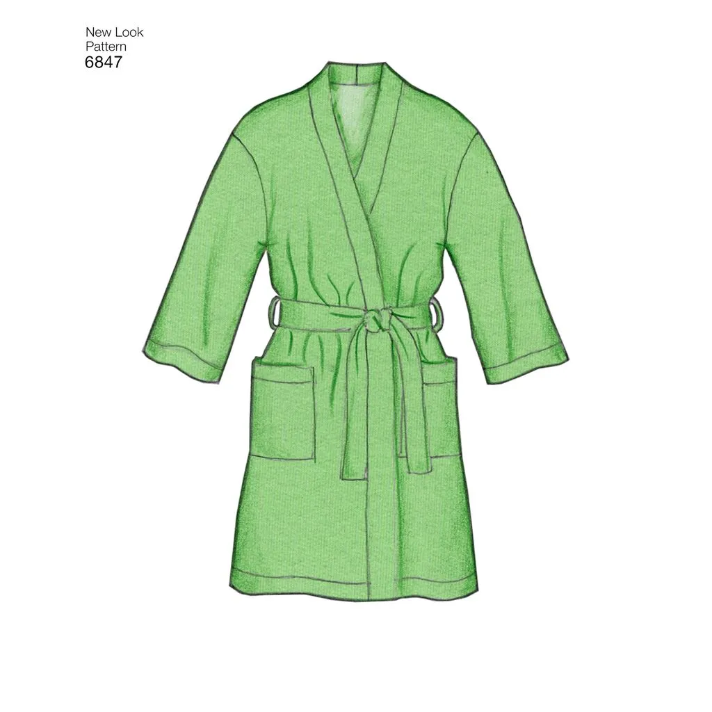 New Look Pattern 6847 Child Sleepwear