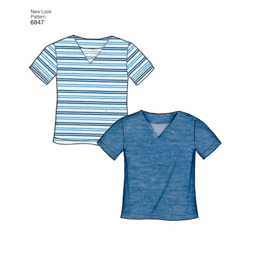 New Look Pattern 6847 Child Sleepwear
