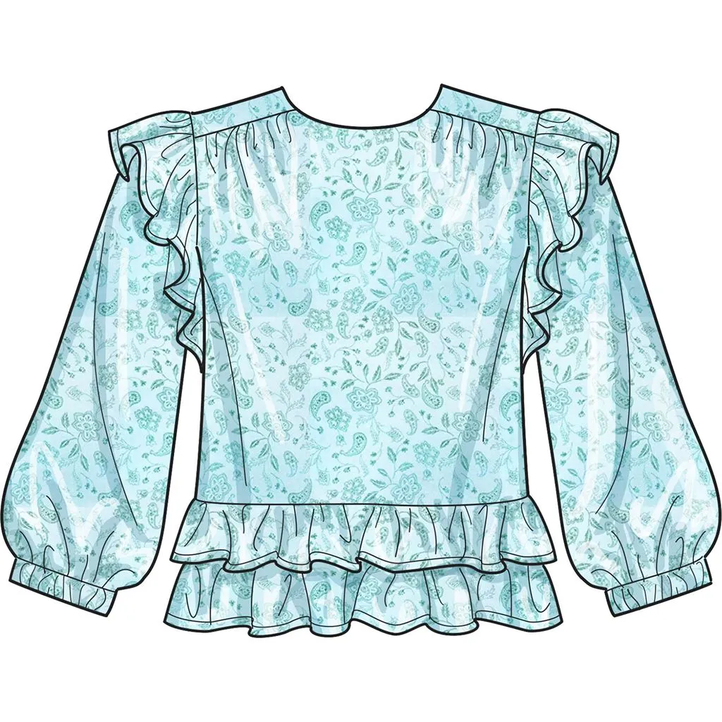 New Look Sewing Pattern N6732 Misses' Tops