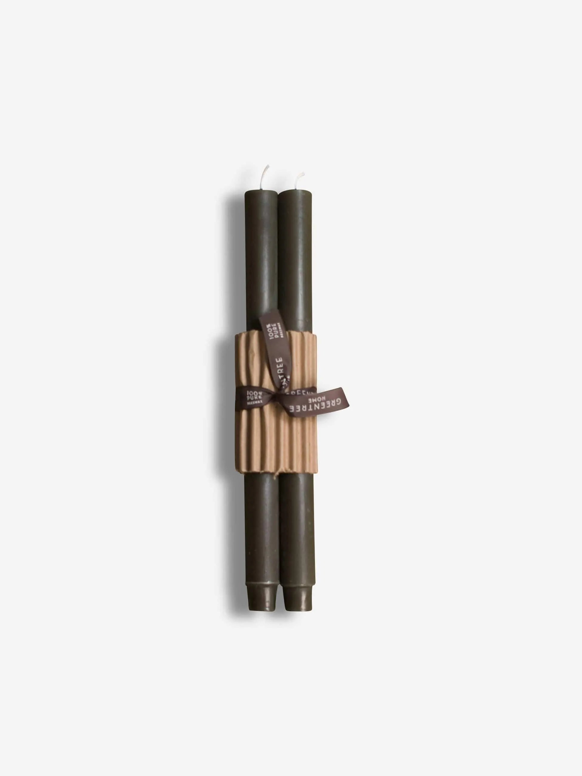 Pair of 12" Church Taper Candles by Greentree Home