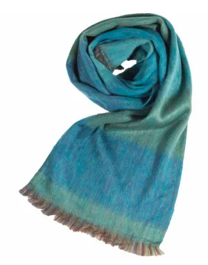 POKOLOKO ALPACA SCARVES SEA GREEN MOOD ASS11