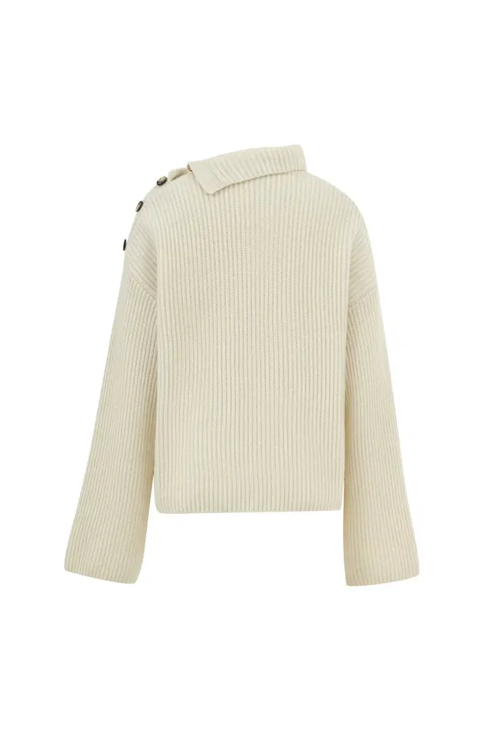 Soleil Classic Sweater in Merino-Cashmere Knit