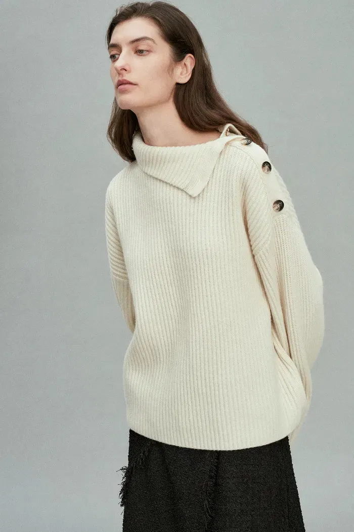 Soleil Classic Sweater in Merino-Cashmere Knit