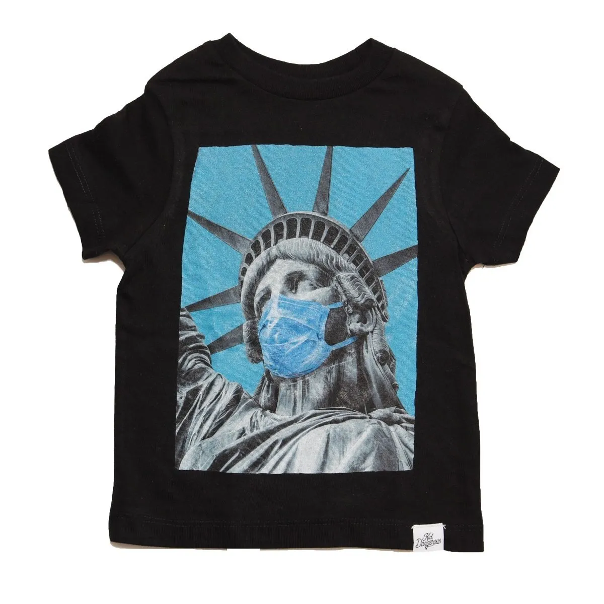 STATUE OF LIBERTY MASK TSHIRT