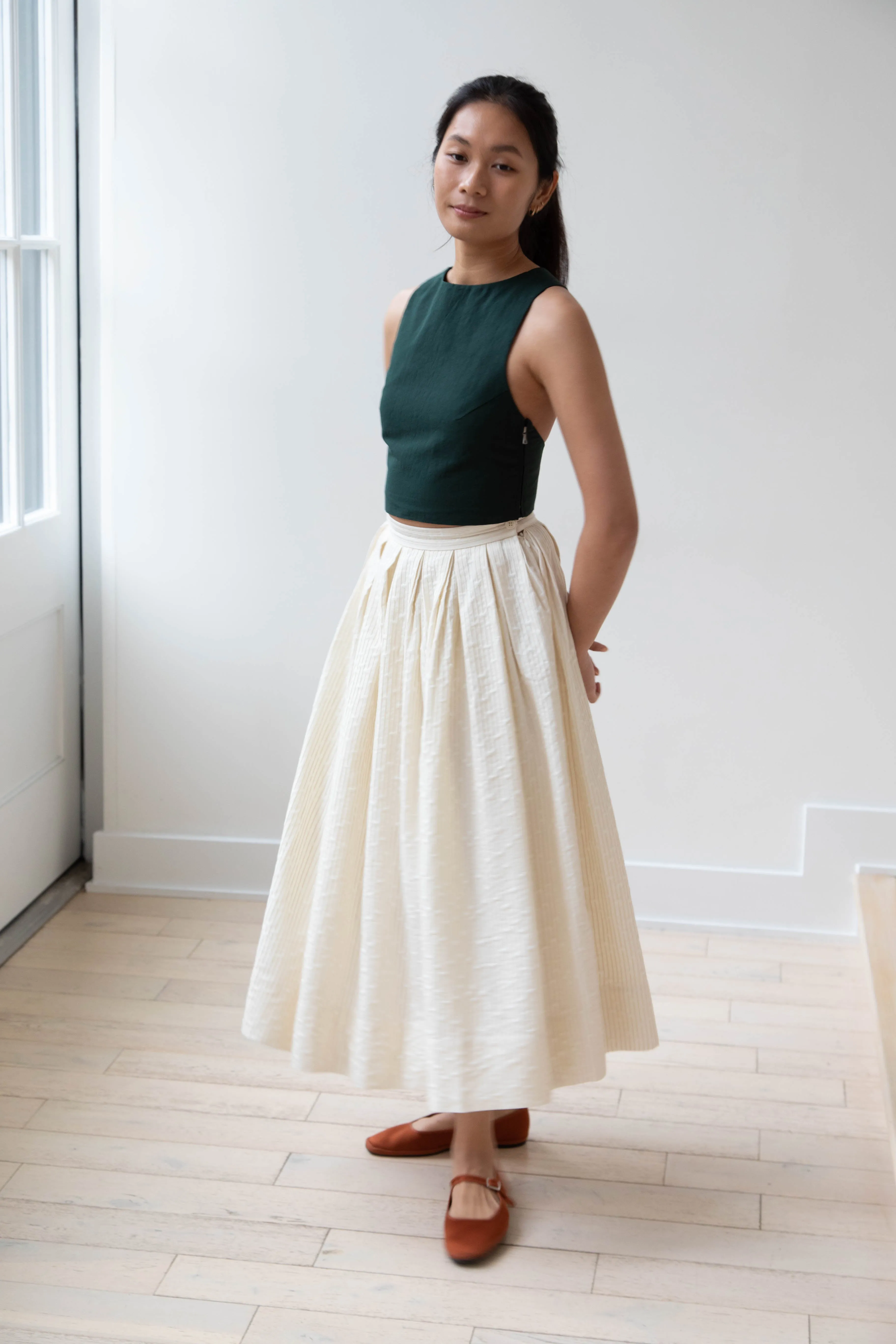 Unisecon | Perla Skirt in Cream