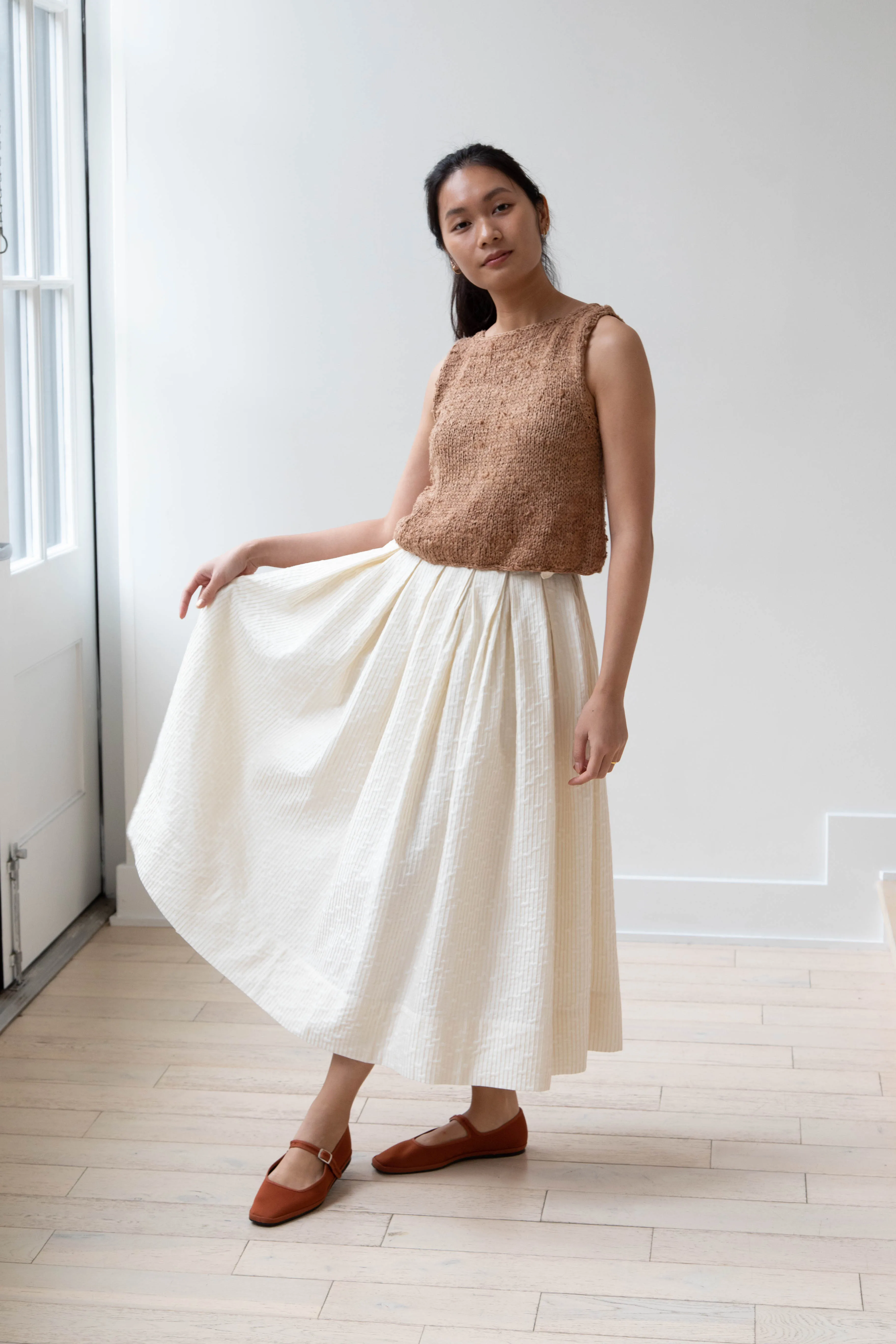 Unisecon | Perla Skirt in Cream
